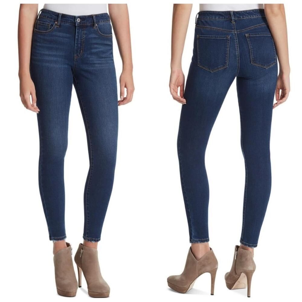 Jessica Simpson cropped high rise skinny ankle jeans sz 4/27